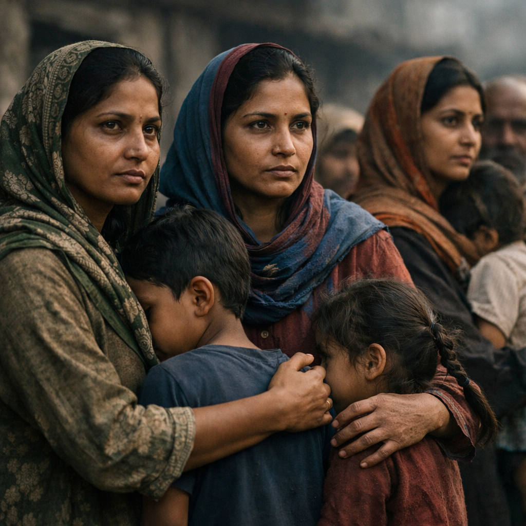 Single Mother and Orphaned Children